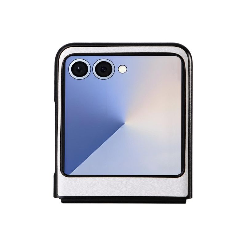 Futerały Samsung Galaxy Z Flip 7 Etui Na Telefon Monochromatyczny Efekt Skóry