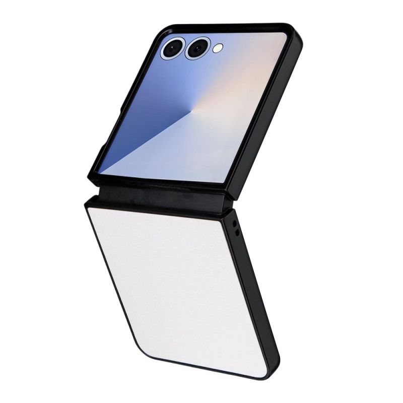 Futerały Samsung Galaxy Z Flip 7 Etui Na Telefon Monochromatyczny Efekt Skóry