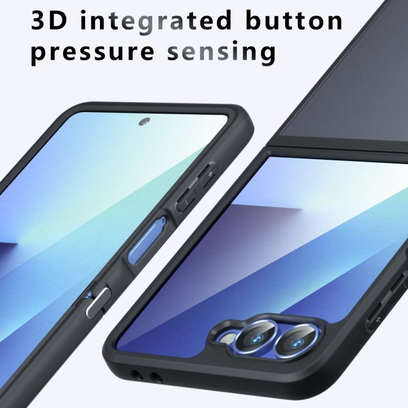 Futerały Samsung Galaxy Z Flip 7 Etui Na Telefon Przezroczysty CZarny