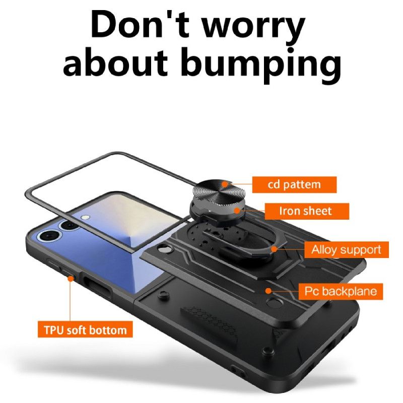 Futerały Samsung Galaxy Z Flip 7 Etui Na Telefon Ultra Wytrzymały Z Podstawką