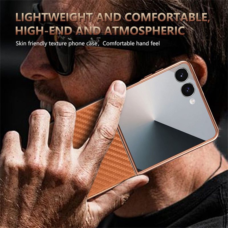 Futerały Samsung Galaxy Z Flip 7 Etui Na Telefon Włókno Węglowe