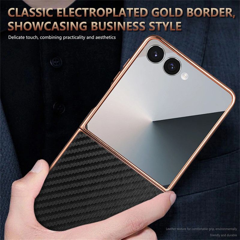 Futerały Samsung Galaxy Z Flip 7 Etui Na Telefon Włókno Węglowe