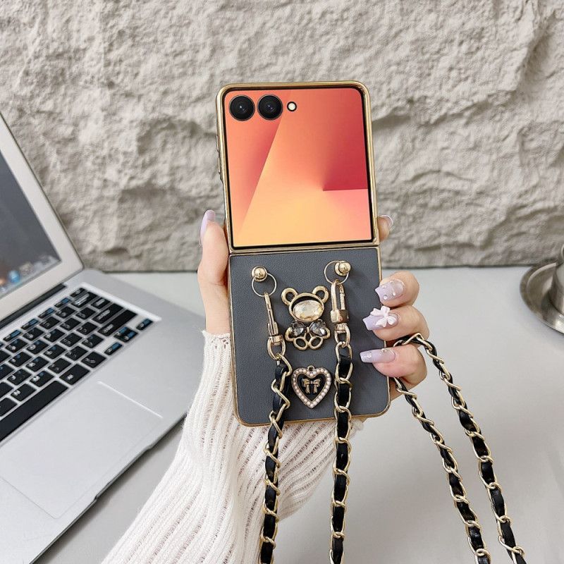 Futerały Samsung Galaxy Z Flip 7 Etui Na Telefon Zawieszka I Pasek