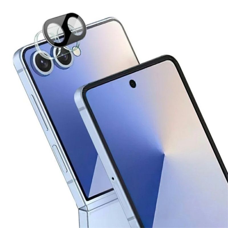 Ochraniacz Obiektywu Ze Szkła Hartowanego Do Samsunga Galaxy Z Flip 7 5g (wersja CZarna)