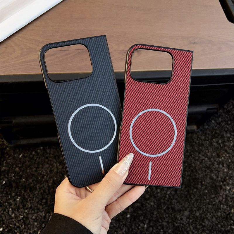 Etui Google Pixel 10 Pro Fold Włókno Węglowe Kompatybilne Z Magsafe Etui Ochronne