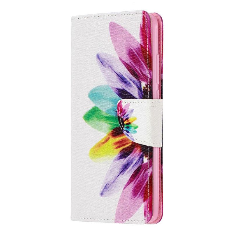 Etui Folio Xiaomi Mi 9T / Mi 9T Pro Kwiat Akwareli Etui Ochronne