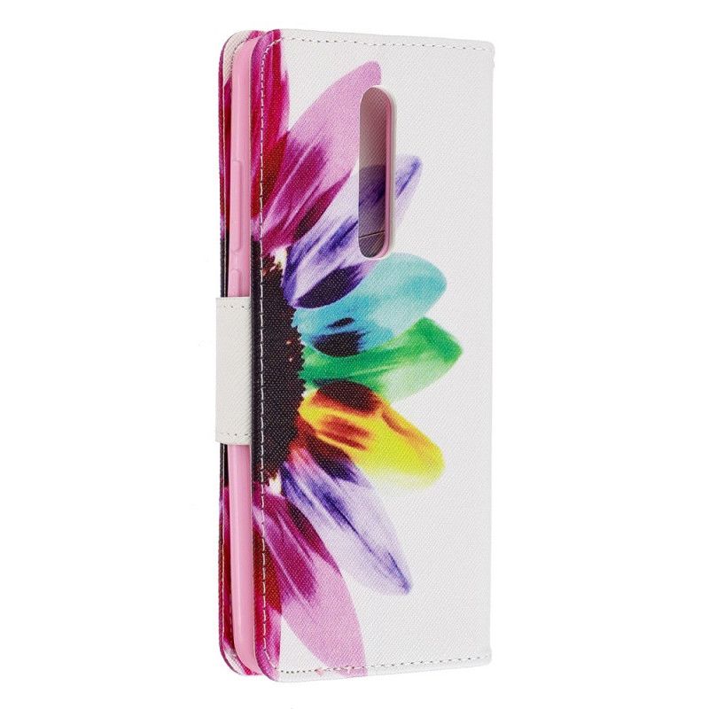 Etui Folio Xiaomi Mi 9T / Mi 9T Pro Kwiat Akwareli Etui Ochronne