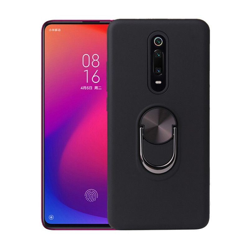 Etui Xiaomi Mi 9T / Mi 9T Pro Czerwony Czarny Zdejmowany Z Pierścieniem Podtrzymującym Etui Ochronne