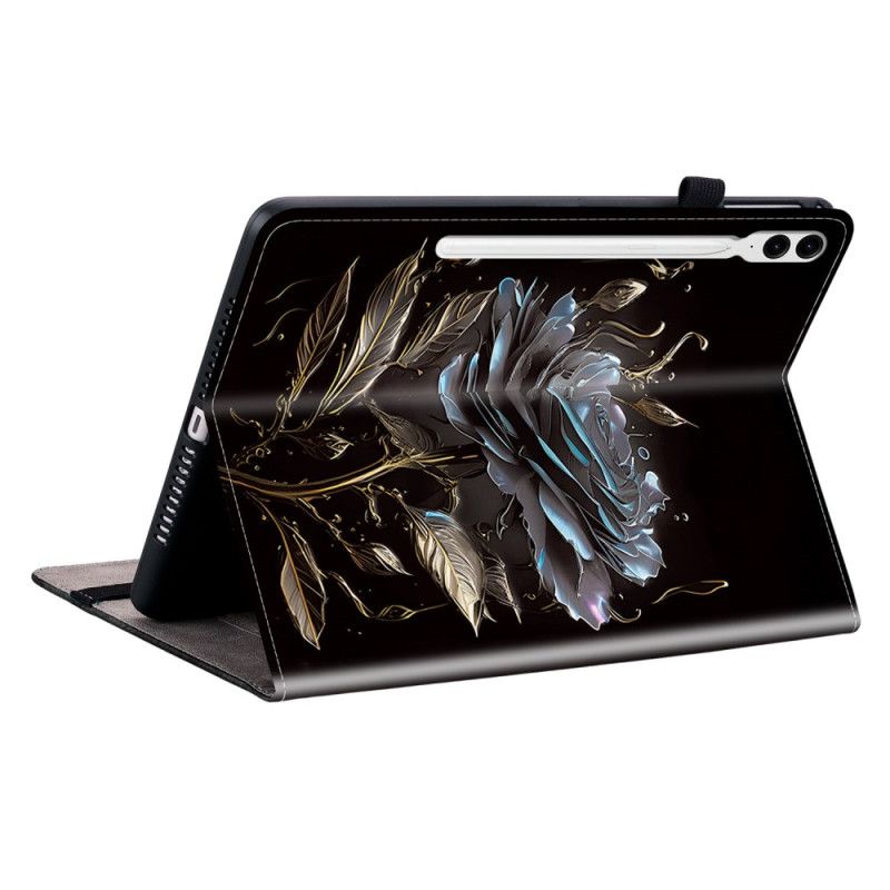 Case Samsung Galaxy Tab S10 Plus Etui Na Telefon CZarna Róża