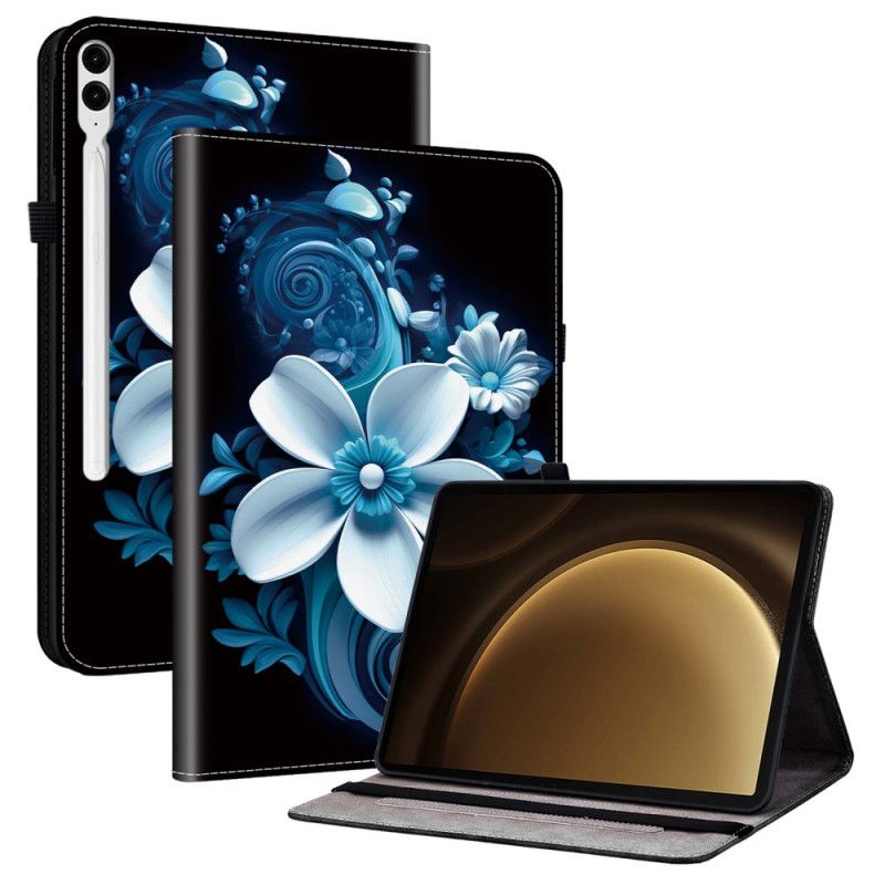 Etui Do Samsung Galaxy Tab S10 Plus Biały Kwiat