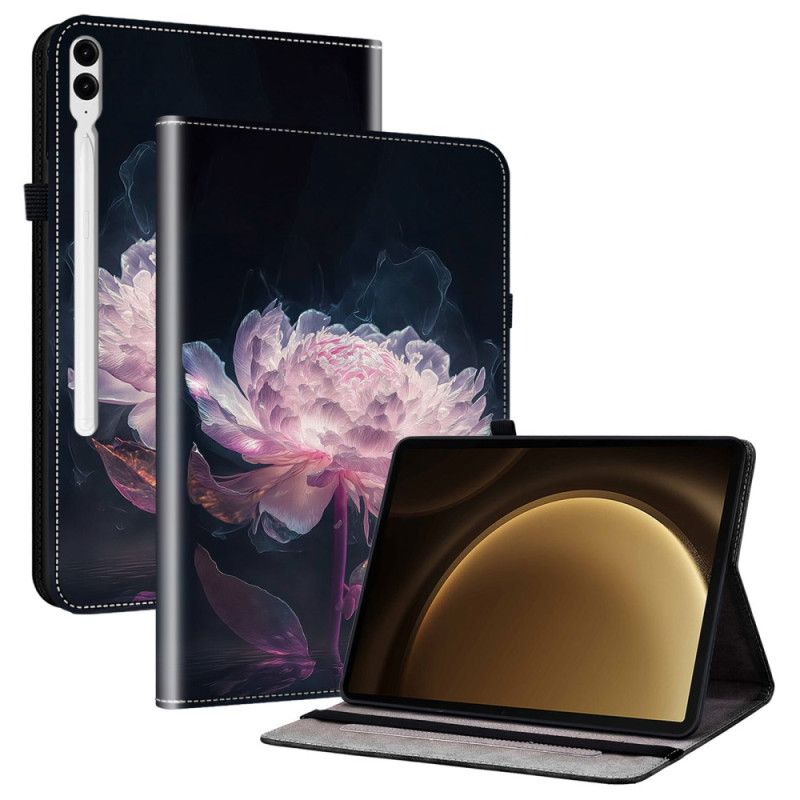 Etui Do Samsung Galaxy Tab S10 Plus Fioletowa Piwonia
