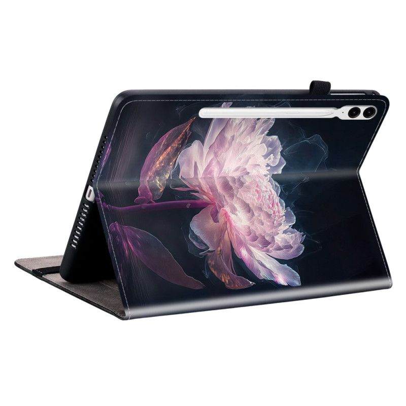 Etui Do Samsung Galaxy Tab S10 Plus Fioletowa Piwonia