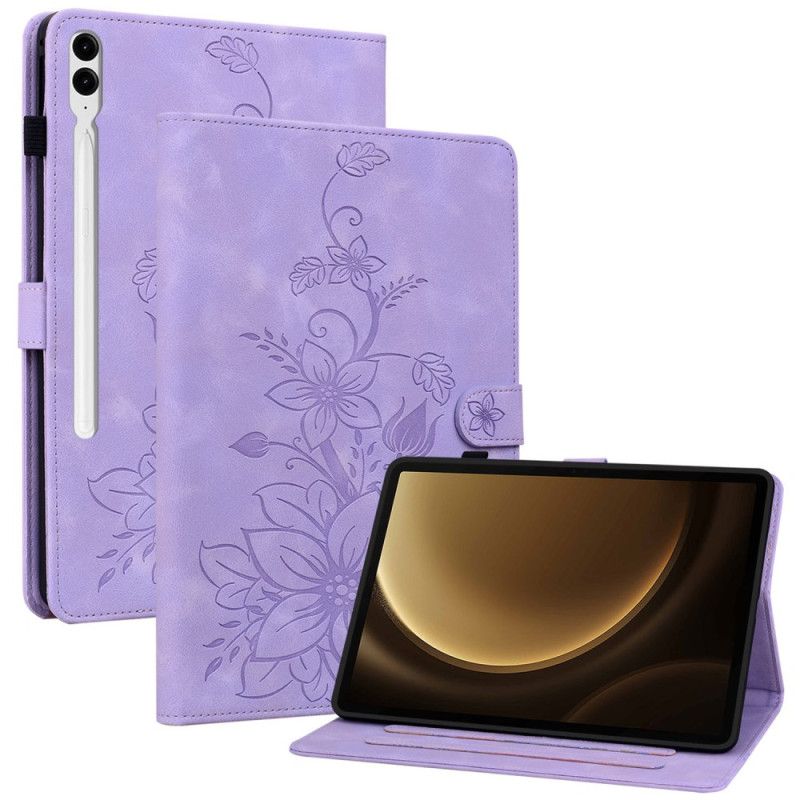 Etui Folio Samsung Galaxy Tab S10 Plus Lilia Liliowa Etui Ochronne
