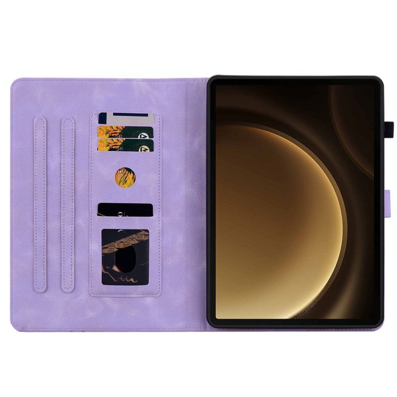 Etui Folio Samsung Galaxy Tab S10 Plus Lilia Liliowa Etui Ochronne