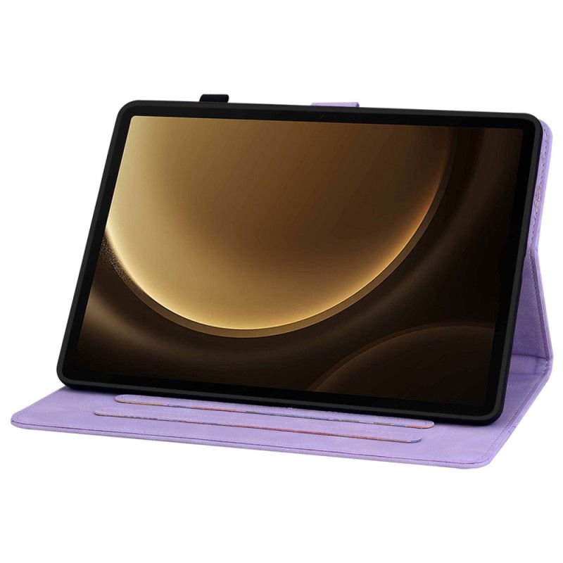 Etui Folio Samsung Galaxy Tab S10 Plus Lilia Liliowa Etui Ochronne