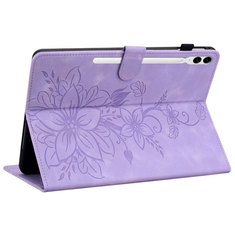 Etui Folio Samsung Galaxy Tab S10 Plus Lilia Liliowa Etui Ochronne