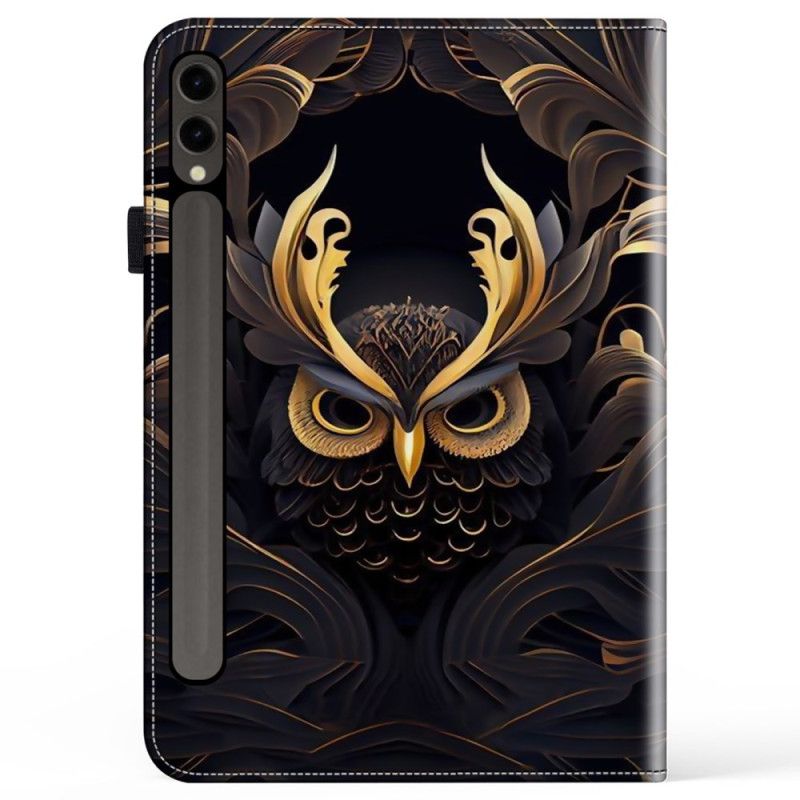 Etui Folio Samsung Galaxy Tab S10 Plus Złota Sowa Etui Ochronne