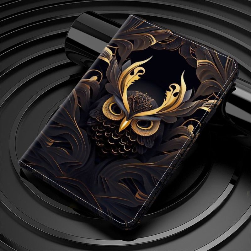 Etui Folio Samsung Galaxy Tab S10 Plus Złota Sowa Etui Ochronne