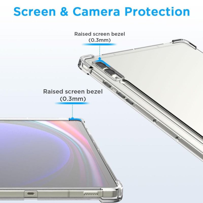 Etui Samsung Galaxy Tab S10 Plus Przezroczysty Z Uchwytem Na Rysik Etui Ochronne