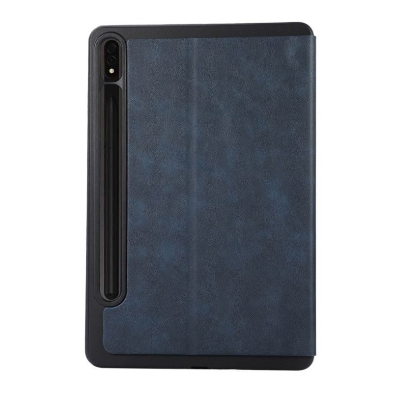 Etui Samsung Galaxy Tab S10 Plus Uchwyt Na Rysik Z Efektem Zamszu Etui Ochronne