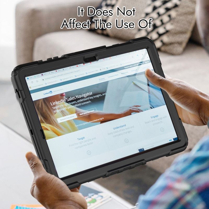 Etui Samsung Galaxy Tab S10 Plus Wytrzymały Z Folią Ochronną Na Ekran Etui Ochronne