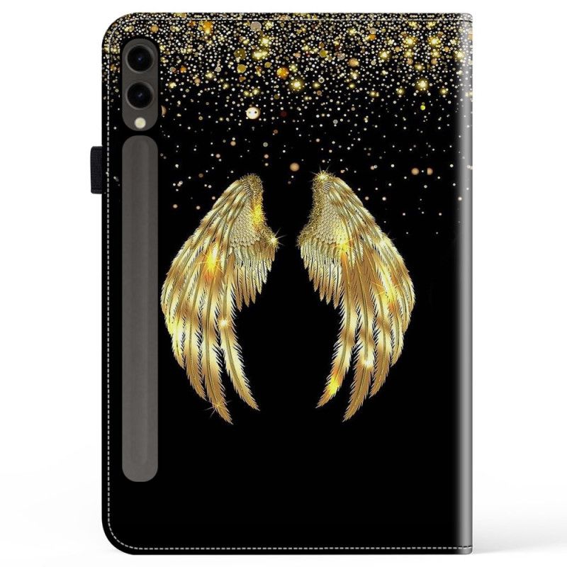 Etui Samsung Galaxy Tab S10 Plus Złote Skrzydła Etui Ochronne