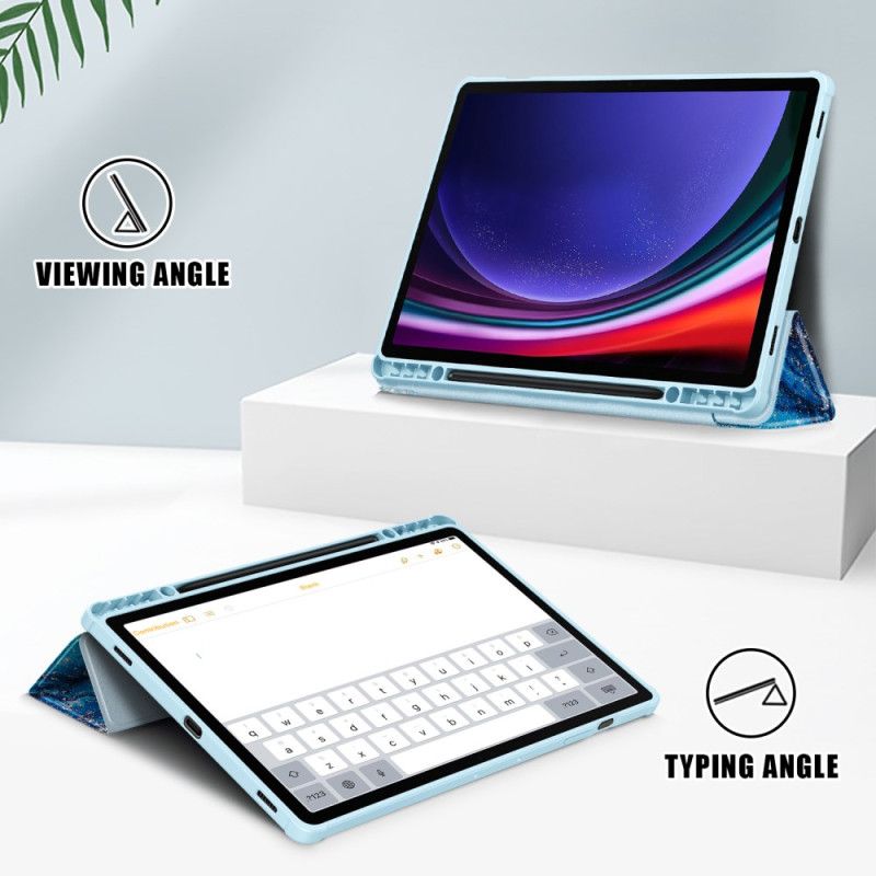 Samsung Galaxy Tab S10 Plus Przezroczysty Tył Z Motywem Fali