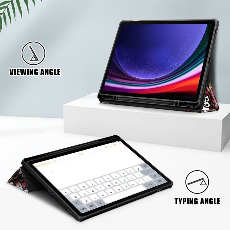 Samsung Galaxy Tab S10 Plus Przezroczysty Tył Z Motywem Graffiti