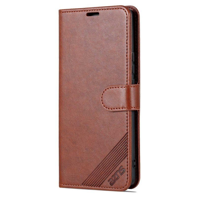 Etui Folio do Vivo X80 Pro Azns Ze Sztucznej Skóry