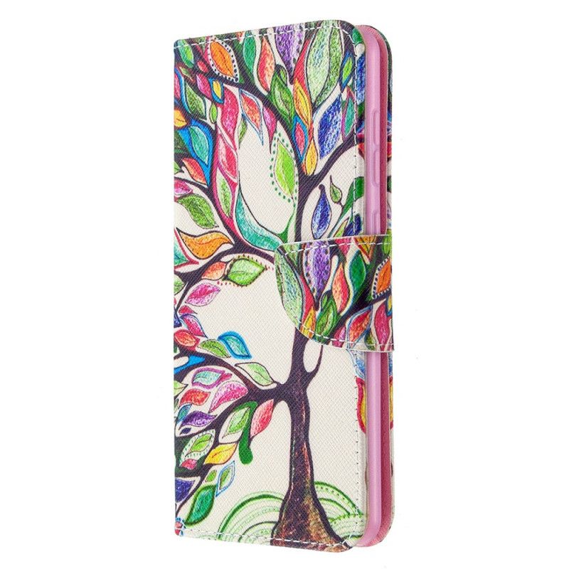 Etui Folio Samsung Galaxy A31 Kolorowe Drzewo