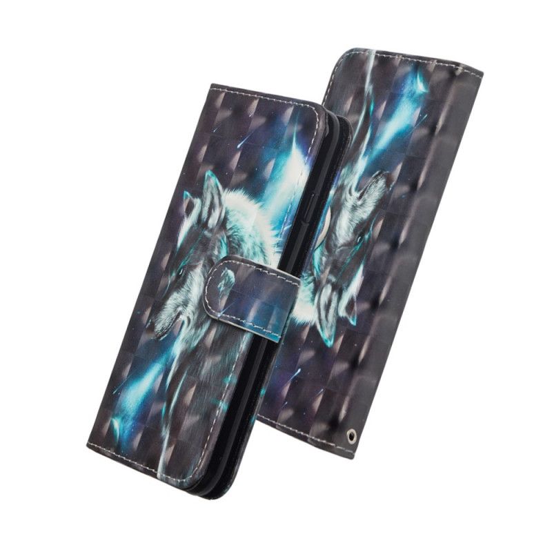 Etui Folio Samsung Galaxy A31 Majestatyczny Wilk Etui Ochronne