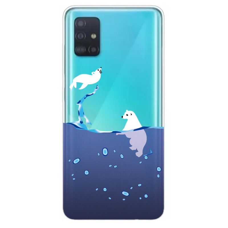 Etui Samsung Galaxy A31 Gry Morskie