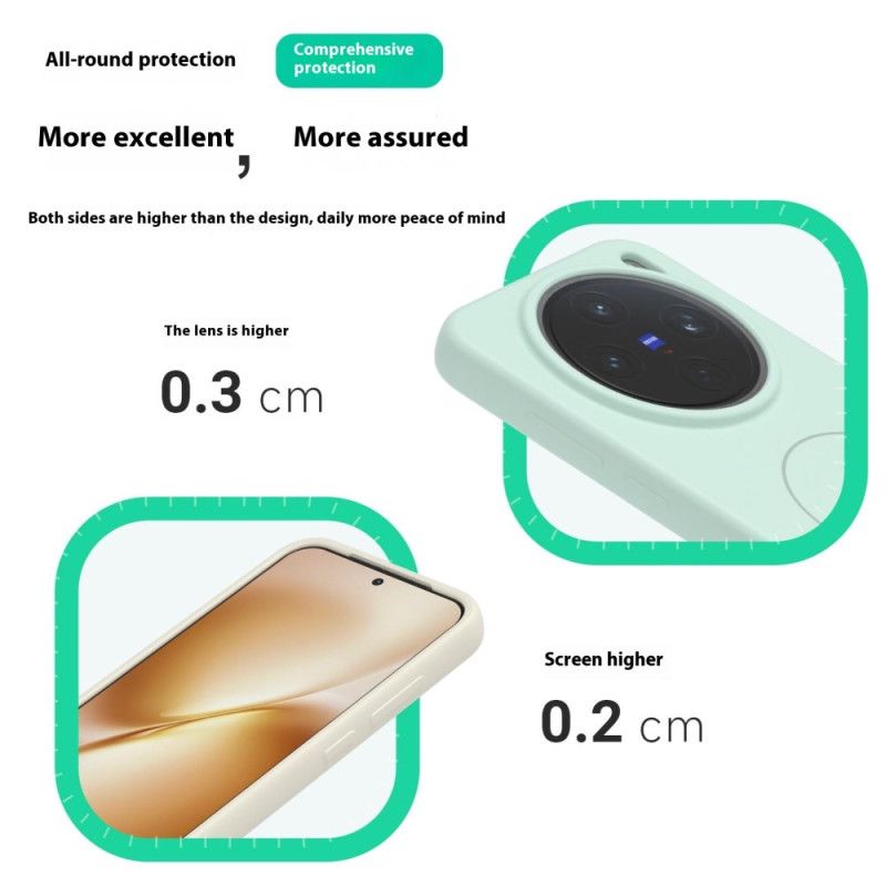 Etui Do Vivo X200 Magsafe Liquid Silikon