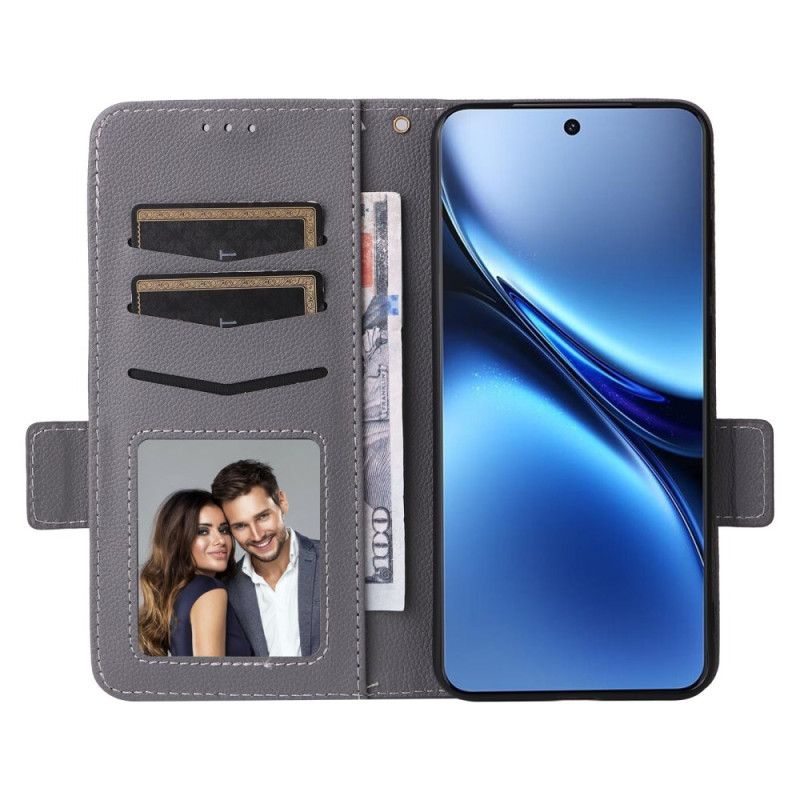 Etui Folio Do Vivo X200 Sztuczna Skóra Z Paskiem