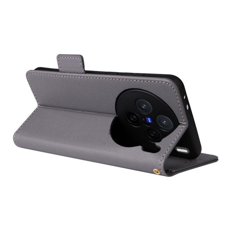 Etui Folio Do Vivo X200 Sztuczna Skóra Z Paskiem