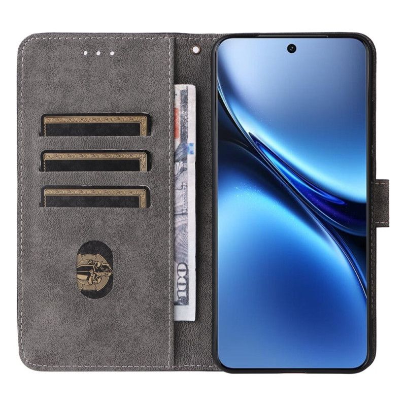 Etui Folio Vivo X200 Efekt Zamszu Z Paskiem Etui Ochronne