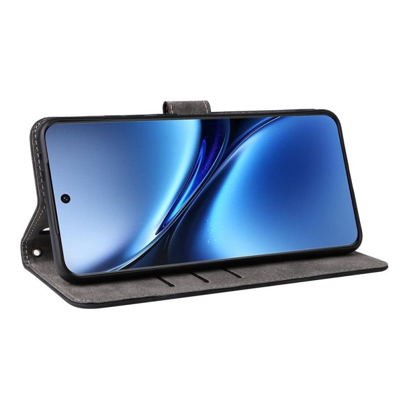 Etui Folio Vivo X200 Efekt Zamszu Z Paskiem Etui Ochronne