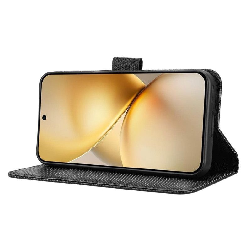 Etui Folio Vivo X200 Tekstura Diamentów Etui Ochronne