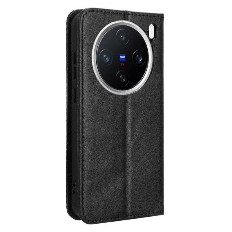 Flip Kotelot Do Vivo X200 Obramowanie W Stylu Vintage