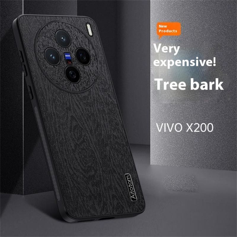 Futerały Vivo X200 Etui Na Telefon Efekt Drewna