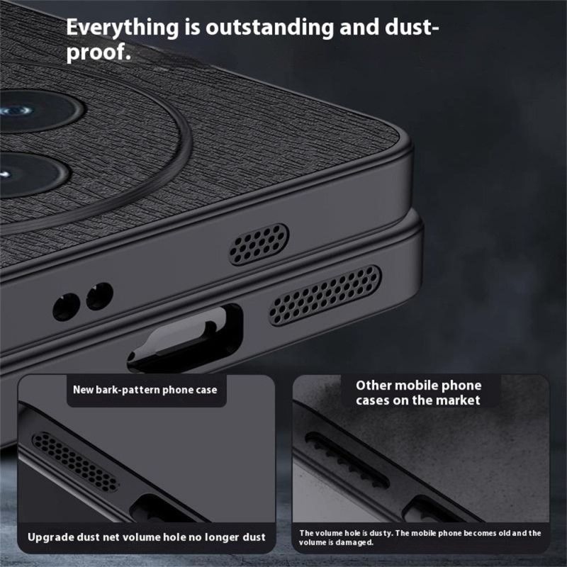 Futerały Vivo X200 Etui Na Telefon Efekt Drewna