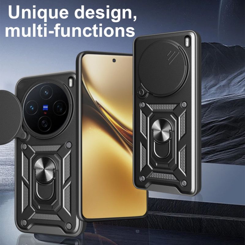 Futerały Vivo X200 Etui Na Telefon Przesuwana Osłona Kamery I Podstawka