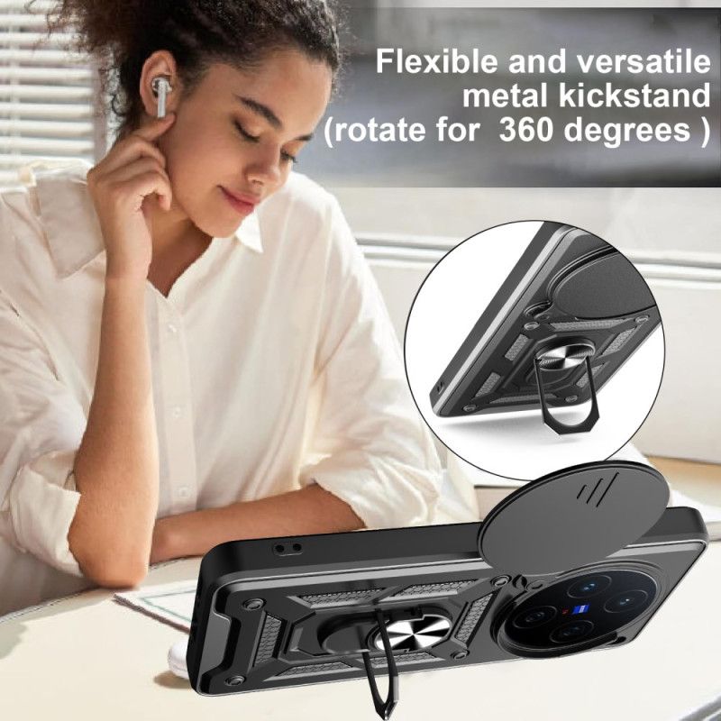 Futerały Vivo X200 Etui Na Telefon Przesuwana Osłona Kamery I Podstawka