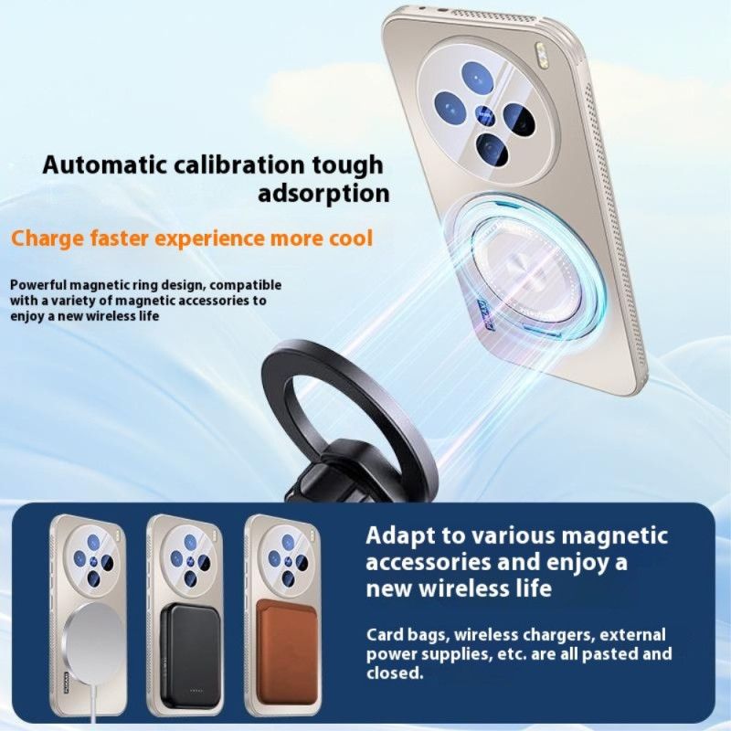 Futerały Vivo X200 Etui Na Telefon Uchwyt Pierścieniowy Magsafe