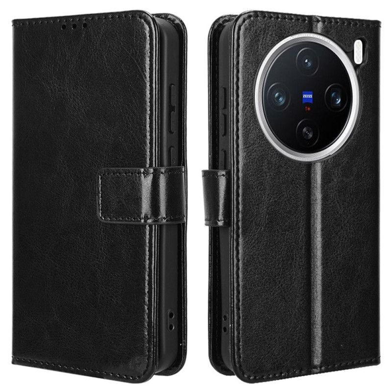 Skórzany Futerał Vivo X200 Etui Na Telefon Jaskrawa Sztuczna Skóra