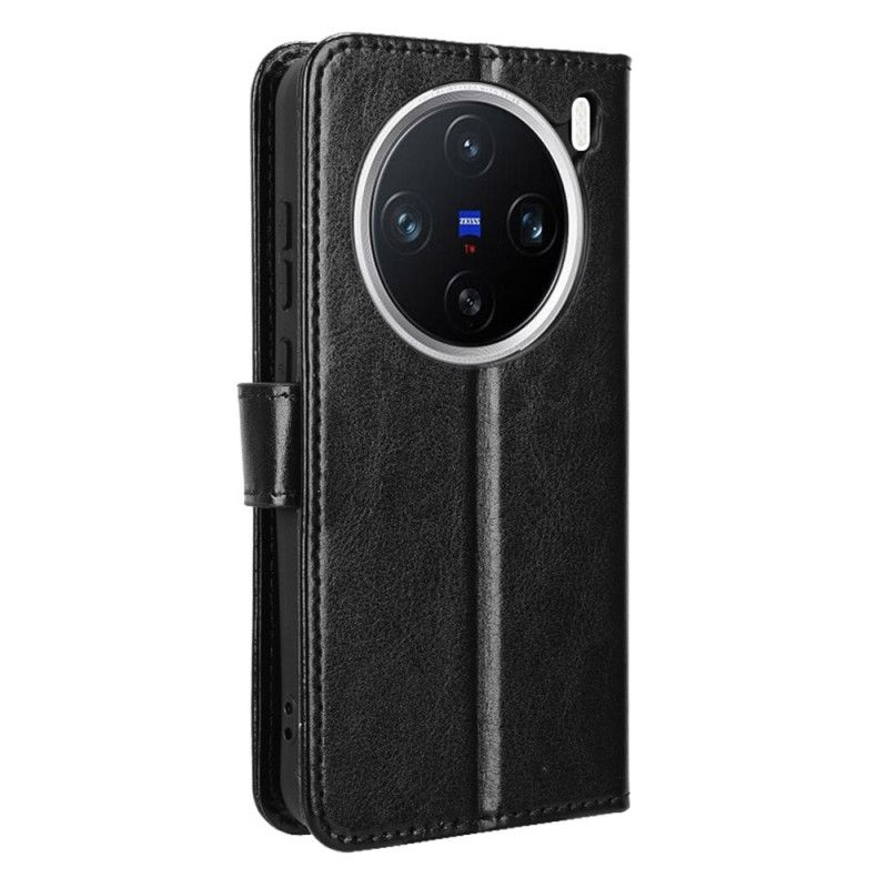 Skórzany Futerał Vivo X200 Etui Na Telefon Jaskrawa Sztuczna Skóra