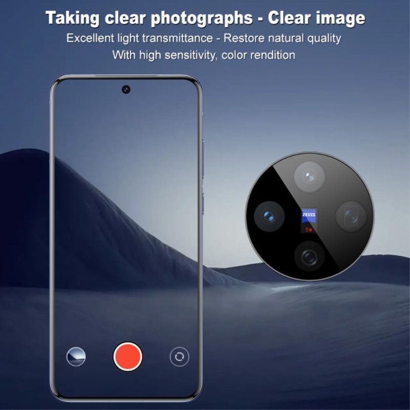 Szkło Ochronne Na Obiektyw Ze Szkła Hartowanego Do Vivo X200 Z Automatycznie Pozycjonującą Ramką