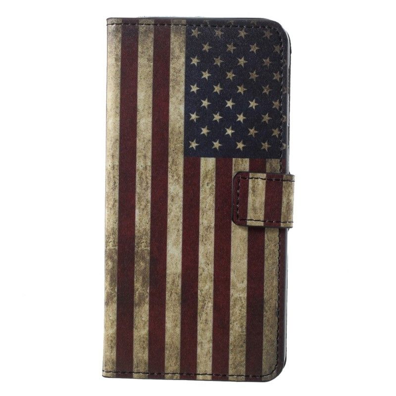 Etui Folio Samsung Galaxy A6 Flaga Usa Etui Ochronne