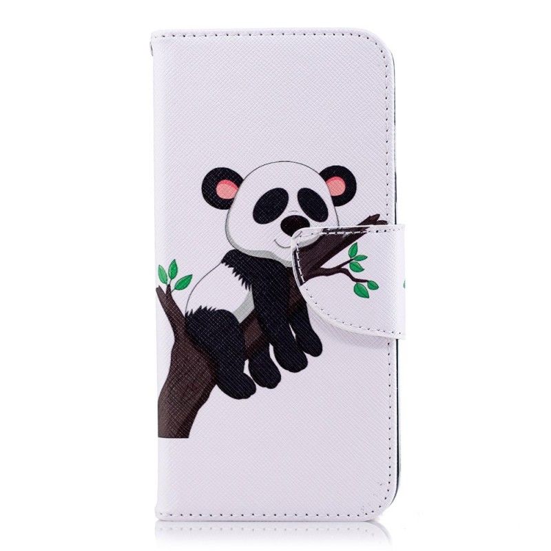 Etui Folio Samsung Galaxy A6 Leniwa Panda Etui Ochronne