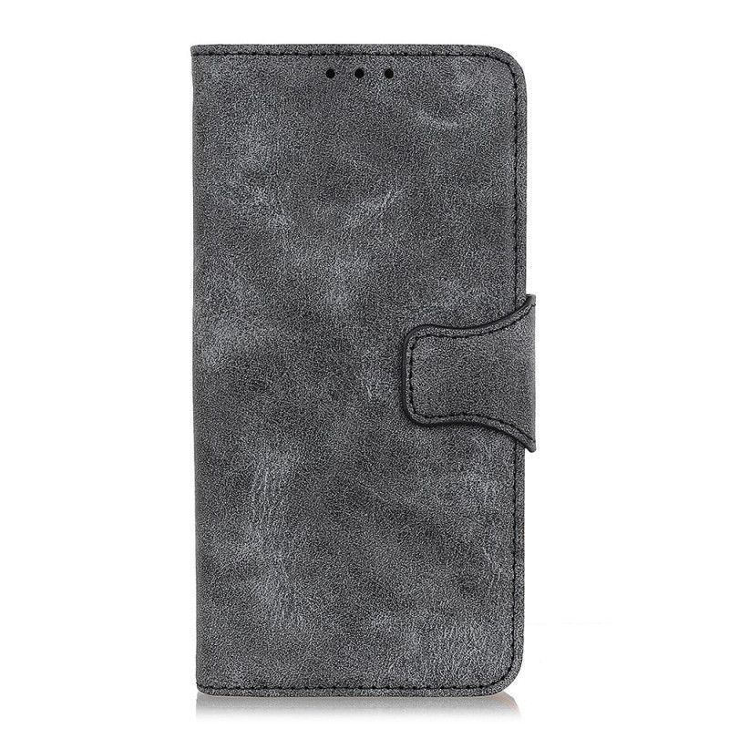 Etui Folio Huawei P Smart 2021 Brązowy Czarny Dwoina W Stylu Vintage